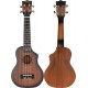 Ukelele Soprano 21" M-tunes MTU07LC-21s Cutaway