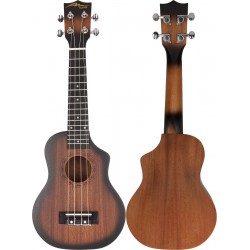 Ukelele Soprano 21" M-tunes MTU07LC-21s Cutaway