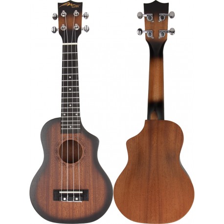 Ukelele Soprano 21" M-tunes MTU07LC-21s Cutaway