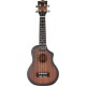 Ukelele Soprano 21" M-tunes MTU07LC-21s Cutaway
