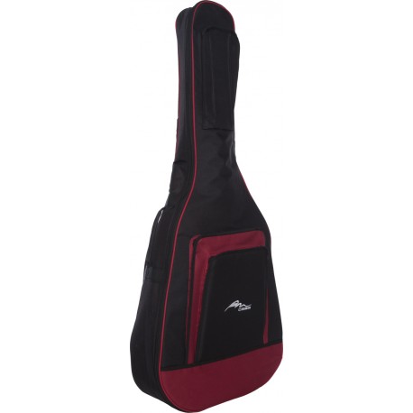 Borsa per chitarra acustica Premium 4/4 M-case Borgogna