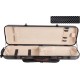 Custodia per violino Fibra di vetro Safe Oblong 4/4 M-case Nero Point - Crema