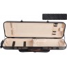 Estuche de violin fibra de vidrio Safe Oblong 4/4 M-case Negro Point - Crema