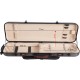 Fiberglass violin case Safe Oblong 4/4 M-case Black Point - Cream
