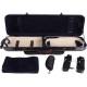 Custodia per violino Fibra di vetro Safe Oblong 4/4 M-case Nero Point - Blu Marino