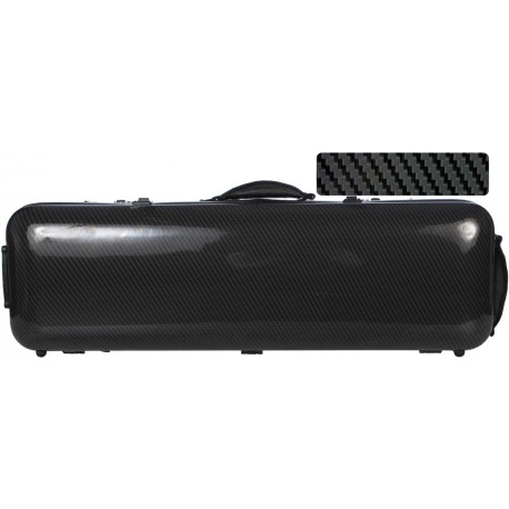 Estuche de violin fibra de vidrio Safe Oblong 4/4 M-case Negro Special