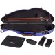 Custodia per violino Fibra di vetro SafeFlight 4/4 M-case Blu