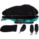 Estuche de violin fibra de vidrio Safe Flight 4/4 M-case Verde Mar