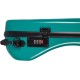 Estuche de violin fibra de vidrio Safe Flight 4/4 M-case Verde Mar