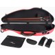 Custodia per violino Fibra di vetro SafeFlight 4/4 M-case Rosso