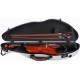 Estuche de violin fibra de vidrio SafeFlight 4/4 M-case Plata