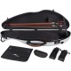 Estuche de violin fibra de vidrio SafeFlight 4/4 M-case Plata