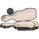 Estuche de viola fibra de vidrio UltraLight 38-43 M-case Negro Point - Crema
