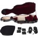 Estuche de viola fibra de vidrio UltraLight 38-43 M-case Negro Point - Borgoña