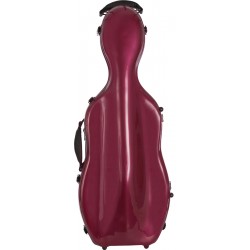 Custodia per viola Fibra di vetro UltraLight 38-43 M-case Borgogna Lucente