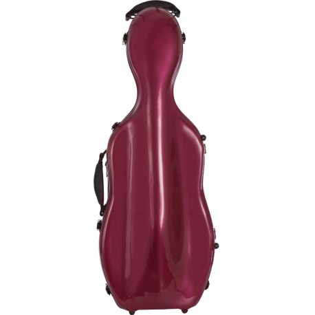 Custodia per viola Fibra di vetro UltraLight 38-43 M-case Borgogna Lucente