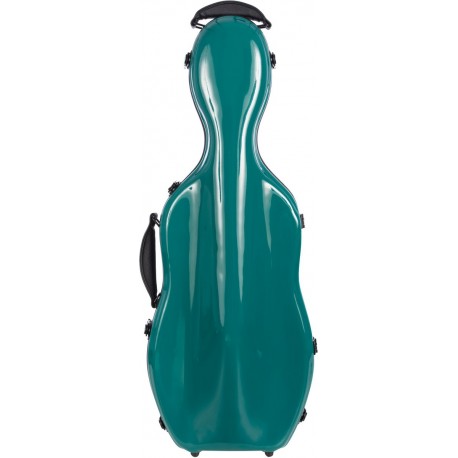 Estuche de viola fibra de vidrio UltraLight 38-43 M-case Verde Mar