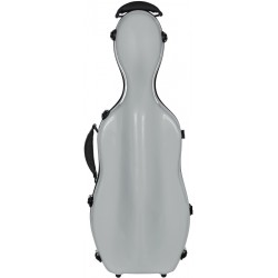 Bratschenkoffer Glasfaser UltraLight 38-43 M-case Silbern