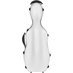 Estuche de viola fibra de vidrio UltraLight 38-43 M-case Blanco