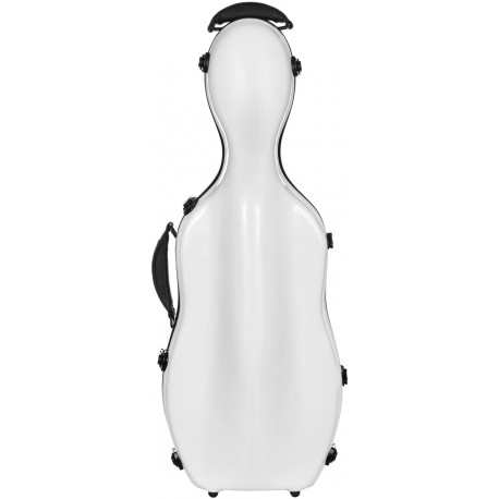 Estuche de viola fibra de vidrio UltraLight 38-43 M-case Blanco