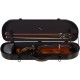 Half moon violin case Fiberglass Street 4/4 M-case Black