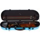 Half moon violin case Fiberglass Street 4/4 M-case Blue Sky