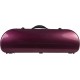 Estuche de violin fibra de vidrio Street 4/4 M-case Borgoña Brillante