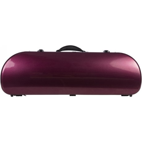 Estuche de violin fibra de vidrio Street 4/4 M-case Borgoña Brillante