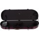 Custodia per violino Fibra di vetro Street 4/4 M-case Borgogna Lucente
