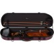 Estuche de violin fibra de vidrio Street 4/4 M-case Borgoña Brillante