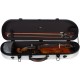Half moon violin case Fiberglass Street 4/4 M-case Silver