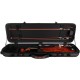 Fiberglass violin case Safe Oblong 4/4 M-case Black