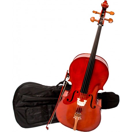 Cello 1/2 M-tunes No.150 hölzern - spielbereit
