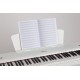 Piano numérique portable M-tunes mtP-9wh Blanc