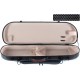 Estuche de violin fibra de vidrio Street 4/4 M-case Negro Point - Crema