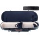 Custodia per violino Fibra di vetro Street 4/4 M-case Nero Point - Blu Marino