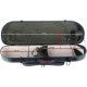 Estuche de violin fibra de vidrio Street 4/4 M-case Negro Point - Oliva