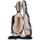 Custodia per violino Fibra di vetro UltraLight 4/4 M-case Nero Point - Crema
