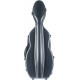 Étui pour violon en fibre de verre Fiberglass UltraLight 4/4 M-case Noir Point - Bleu Marine