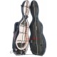 Étui pour violon en fibre de verre Fiberglass UltraLight 4/4 M-case Noir Point - Olive