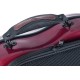 Custodia per violino Fibra di vetro Safe Flight 4/4 M-case Borgogna Lucente