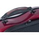 Fiberglass violin case Safe Flight 4/4 M-case Burgundy Shiny