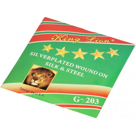Corde in acciaio per chitarra acustica 4/4 King Lion G203