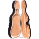 Estuche de espuma para violonchelo Classic 4/4 M-case Negro - Beige