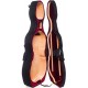 Custodia in schiuma per violoncello Classic 4/4 M-case Nero, Borgogna-Beige