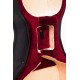 Custodia in schiuma per violoncello Classic 4/4 M-case Nero, Borgogna-Beige