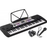 Digital 54 Tasten Keyboard E-Piano M-tunes MT-09 Schwarz - Silbern