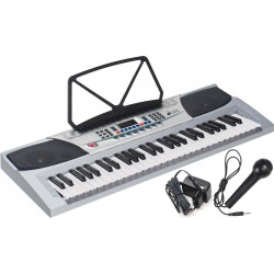 Tastiera arranger Keyboard 54 Tasti M-tunes MT-07 Argento