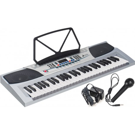 Tastiera arranger Keyboard 54 Tasti M-tunes MT-07 Argento