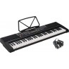 Electronic Keyboard 61 Keys Lighted M-tunes MTL-90M Black